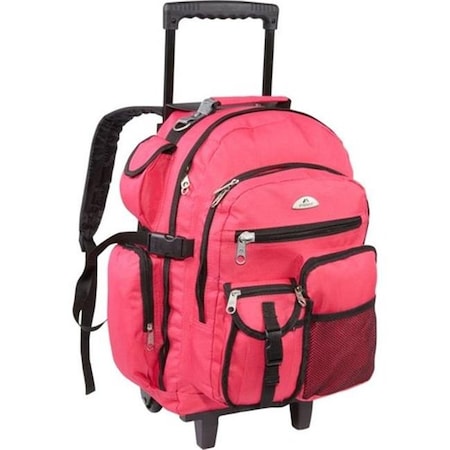 Everest Everest 5045WH-HPK Deluxe Wheeled Backpack - Hot Pink 5045WH-HPK